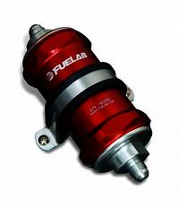 FUELAB 81800 In-Line Fuel Filter - Standard Length