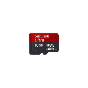 SanDisk 16GB MicroSDHC Mobile Ultra + SD adapter