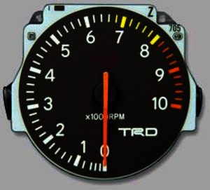 TRD 10.000rpm tacho - JZA80