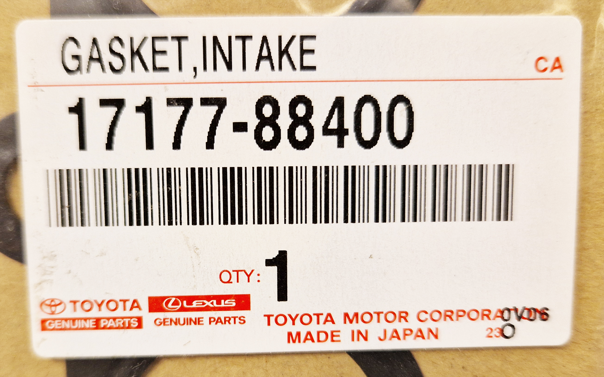 Toyota OEM inlaatpakking - 1JZ non VVTi