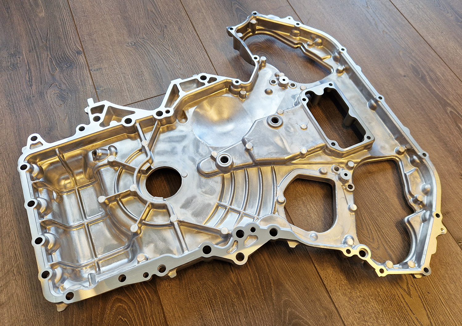 Nissan VR38DETT front timing cover - 13500-80B0A