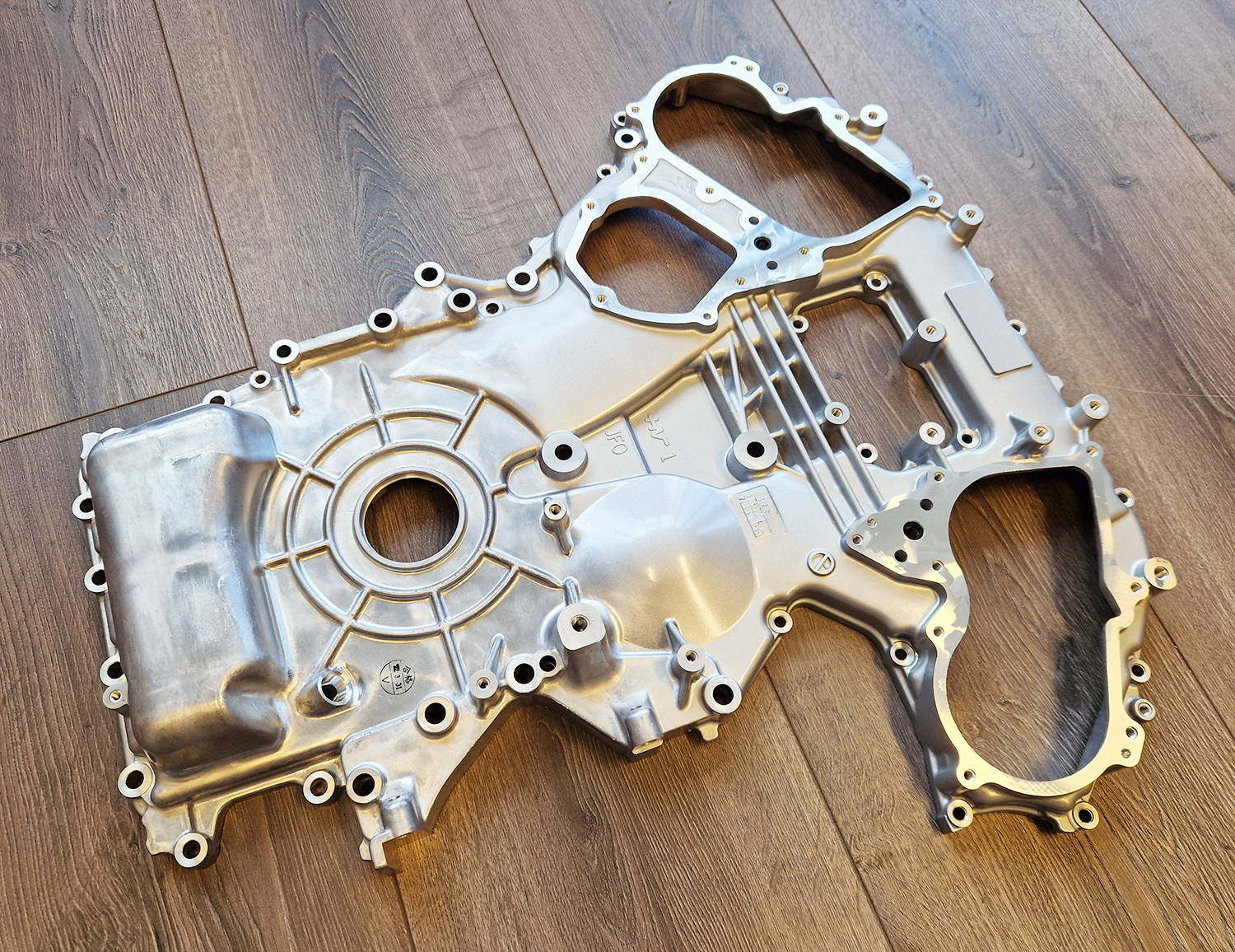 Nissan VR38DETT front timing cover - 13500-80B0A