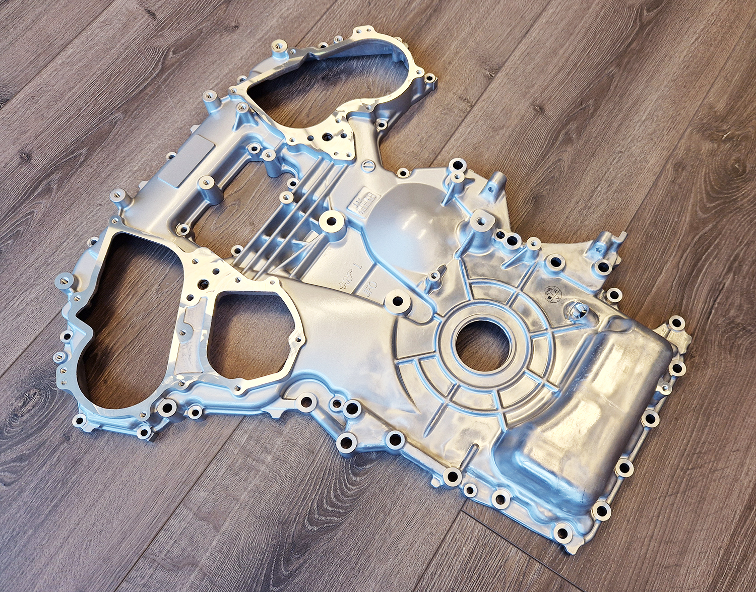 Nissan VR38DETT front timing cover - 13500-80B0A