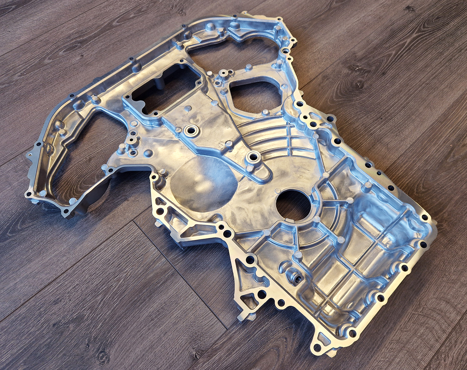 Nissan VR38DETT front timing cover - 13500-80B0A