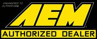 AEM SIGN; AEM WINDOW CLING, 11" X 4-1/2", "AUTH. DEALER"; DBL SI