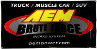 AEM BANNER, BRUTE FORCE 72" X 36"