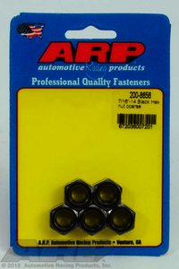 ARP 7/16-14 black coarse hex nut kit