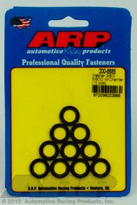 ARP 3/8 ID 5/8 OD machined chamfer black washers