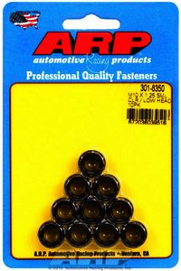 ARP M10 X 1.25 sml clr/low head 12pt nut kit