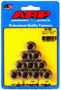 ARP M10 X 1.50 SS M12 socket 12pt nut kit