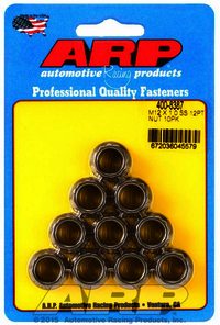 ARP M12 X 1.00 SS M14 socket 12pt nut kit