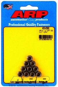 ARP M6 X 1.00 SS M8 socket 12pt nut kit