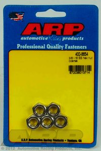 ARP 3/8-16 SS coarse hex nut kit