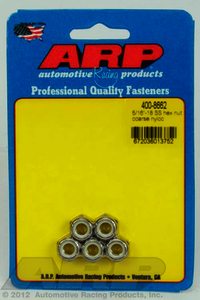 ARP 5/16-18 SS coarse nyloc hex nut kit