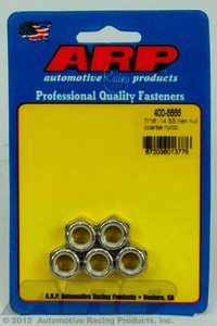 ARP 7/16-14 SS coarse nyloc hex nut kit