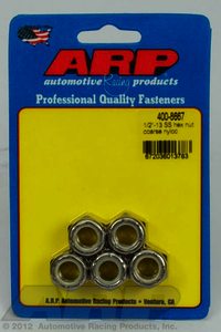 ARP 1/2-13 SS coarse nyloc hex nut kit