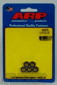 ARP 1/4-28 SS fine hex nut kit