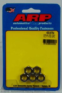 ARP 3/8-24 SS fine hex nut kit