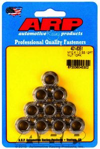 ARP M10 X 1.0 SS 12pt nut kit