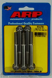 ARP 5/16-18 x 2.750 12pt SS bolts