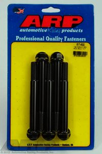 ARP 1/2-13 x 4.500 hex black oxide bolts