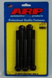 ARP 1/2-13 x 4.750 hex black oxide bolts