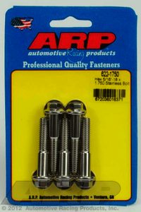 ARP 5/16-18 x 1.750 hex SS bolts