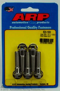 ARP 3/8-16 x 1.500 hex SS bolts