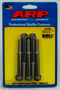 ARP 3/8-16 x 3.250 hex SS bolts