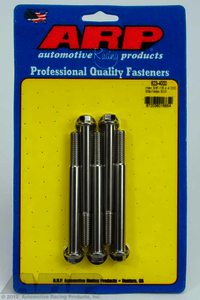 ARP 3/8-16 x 4.000 hex SS bolts