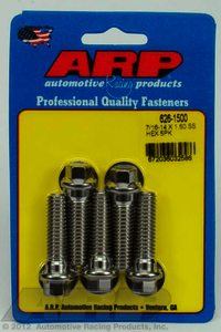 ARP 7/16-14 X 1.500 hex SS bolts