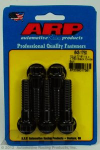 ARP 7/16-14 x 1.750 12pt black oxide bolts