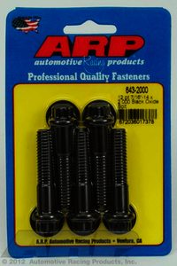 ARP 7/16-14 x 2.000 12pt black oxide bolts