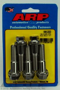 ARP 1/2-13 X 2.000 hex SS bolts