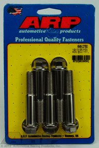 ARP 1/2-13 x 2.750 hex SS bolts