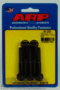 ARP 5/16-18 X 2.000 hex black oxide bolts