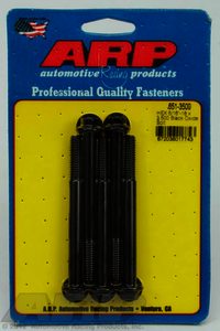 ARP 5/16-18 X 3.500 hex black oxide bolts