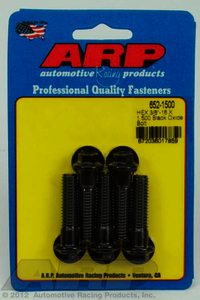 ARP 3/8-16 X 1.500 hex black oxide bolts