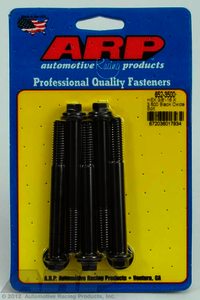 ARP 3/8-16 X 3.500 hex black oxide bolts