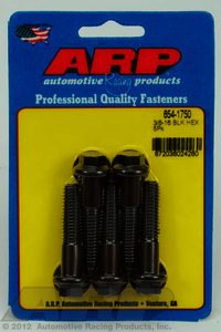 ARP 3/8-16 x 1.750 hex 7/16 wrenching black oxide bolts