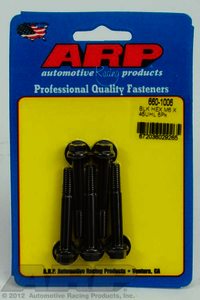 ARP M6 x 1.00 x 45 hex black oxide bolts