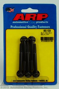 ARP M6 x 1.00 x 55 hex black oxide bolts