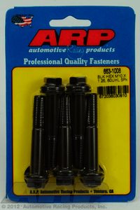 ARP M10 x 1.25 x 60 hex black oxide bolts