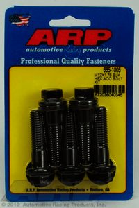 ARP M12 x 1.75 x 45 hex black oxide bolts