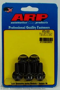 ARP M10 x 1.25 x 20 12pt black oxide bolts