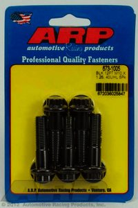 ARP M10 x 1.25 x 40 12pt black oxide bolts