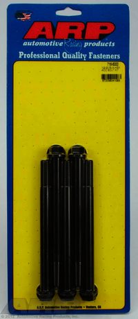 ARP 1/2-20 x 6.000 hex black oxide bolts