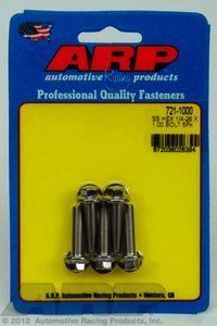 ARP 1/4-28 x 1.000 hex SS bolts