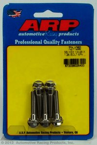 ARP 1/4-28 x 1.250 hex SS bolts