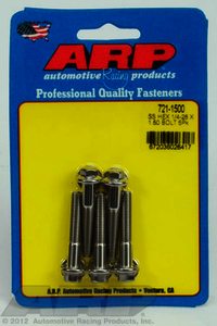 ARP 1/4-28 x 1.500 hex SS bolts